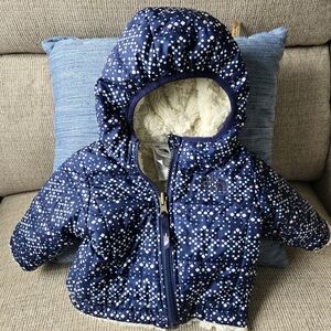 Kids Polka Dot Hooded Jacket